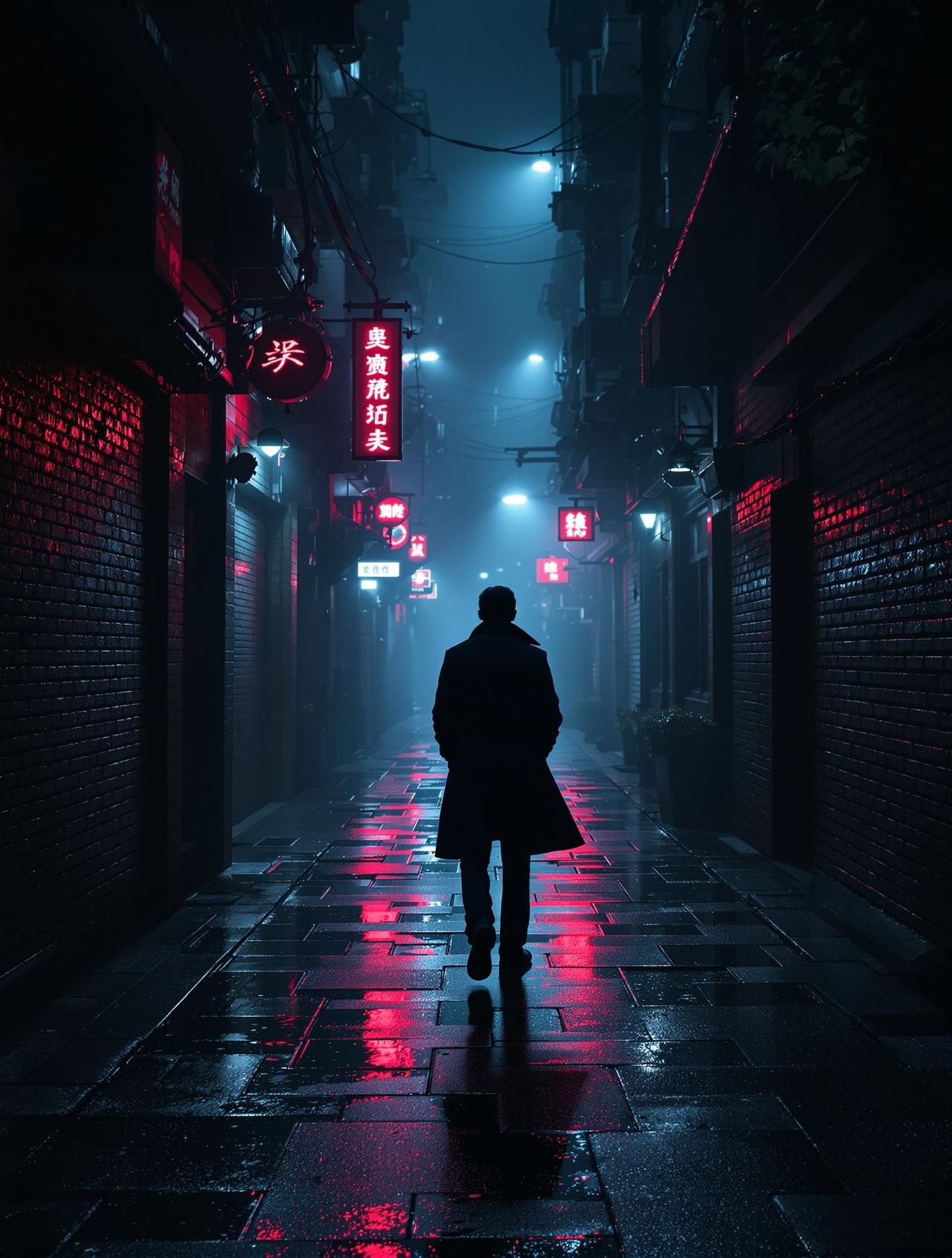 暗夜追踪者 - 黄果短剧悬疑题材短剧封面